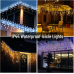 Toodour Christmas Icicle Lights Outdoor, RGB Color Changing Icicle Light with 60 Drops, 29.5ft 360 LED Christmas Lights - Window Fairy Twinkle Light for Home, Garden, Outdoor Xmas Decorations Toodour Christmas Icicle Lights Outdoor, RGB Color Changing Icicle Light with 60 Drops, 29.5ft 360 LED Christmas Lights - Window Fairy Twinkle Light for Home, Garden, Outdoor Xmas Decorations