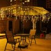 Toodour Outdoor Christmas Lights, 29.5ft 360 LED Icicle Christmas Lights with 8 Modes, 60 Drops Fairy Twinkle Lights for Holiday, Party, Wedding Decors (Warm White)