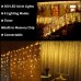 Toodour Outdoor Christmas Lights, 29.5ft 360 LED Icicle Christmas Lights with 8 Modes, 60 Drops Fairy Twinkle Lights for Holiday, Party, Wedding Decors (Warm White)
