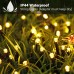 Toodour LED Christmas Lights, 72ft 200 LED String Lights with 8 Modes, Timer, Low Voltage Indoor Fairy Twinkle Lights for Christmas, Home, Garden, Party, Holiday, Xmas Tree Lights (Warm White)