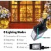 Toodour LED Christmas Lights, 72ft 200 LED String Lights with 8 Modes, Timer, Low Voltage Indoor Fairy Twinkle Lights for Christmas, Home, Garden, Party, Holiday, Xmas Tree Lights (Warm White)
