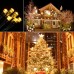 Toodour LED Christmas Lights, 72ft 200 LED String Lights with 8 Modes, Timer, Low Voltage Indoor Fairy Twinkle Lights for Christmas, Home, Garden, Party, Holiday, Xmas Tree Lights (Warm White)