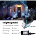 Toodour LED Christmas Lights, 72ft 200 LED String Lights with 8 Modes, Timer, Low Voltage Indoor Fairy Twinkle Lights for Christmas, Home, Garden, Party, Holiday, Xmas Tree Lights (White)