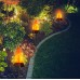 Toodour Solar Outdoor Torch Lights with Flickering Flame, 4Pack Solar Christmas Outdoor Lights, Waterproof LED Flame Torches for Outdoor Camping Garden Landscape Patio Path Xmas Decorations