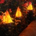 Toodour Solar Outdoor Torch Lights with Flickering Flame, 4Pack Solar Christmas Outdoor Lights, Waterproof LED Flame Torches for Outdoor Camping Garden Landscape Patio Path Xmas Decorations