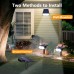 Toodour Solar Lights Outdoor, 2 Pack 49 LED Super Bright Solar Spot Lights with 2 Lighting Mode, Waterproof Solar Powered Landscape Spotlights for Garden Patio Driveway Yard Outdoor Decor, Cool White