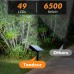 Toodour Solar Lights Outdoor, 2 Pack 49 LED Super Bright Solar Spot Lights with 2 Lighting Mode, Waterproof Solar Powered Landscape Spotlights for Garden Patio Driveway Yard Outdoor Decor, Cool White
