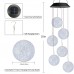Toodour Solar String Lights, Color Changing Solar Ball Wind Chimes, LED Decorative Mobile, Waterproof Outdoor String Lights for Patio, Balcony, Bedroom, Party, Yard, Window, Garden