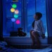 Toodour Solar String Lights, Color Changing Solar Ball Wind Chimes, LED Decorative Mobile, Waterproof Outdoor String Lights for Patio, Balcony, Bedroom, Party, Yard, Window, Garden