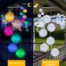 Toodour Solar String Lights, Color Changing Solar Ball Wind Chimes, LED Decorative Mobile, Waterproof Outdoor String Lights for Patio, Balcony, Bedroom, Party, Yard, Window, Garden