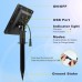 Toodour Solar Garden Lights, Dual Power Supply USB & Solar Charge String Lights, 77ft 220 LED Outdoor Garden Lights, Perfect for Indoor & Outdoor, Garden, Wedding Decorations (Warm White)