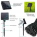 Toodour Solar String Lights Outdoor, 2 Pack 72ft 200 LED Waterproof Solar Powered Christmas Fairy Lights with 8 Modes for Garden Party Wedding Xmas Tree Decor, Warm White