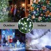 Toodour Solar Garden Lights, Dual Power Supply USB & Solar Charge String Lights, 77ft 220 LED Outdoor Garden Lights, Perfect for Indoor & Outdoor, Garden, Wedding Decorations (White)