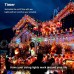 Toodour Smart Fairy Lights, 65ft 200 LED Bluetooth Mini String Lights Controlled by iOS & Android Devices Ideal for Parties, Stage, Wedding, Christmas Decorations (Multicolor)