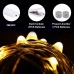 Toodour Battery Fairy Lights 8 Packs 30 LED 10ft Battery Operated String Lights, DIY Silver Wire LED String Lights for Wedding, Bedroom, Home, Party, Table, Christmas Decor (Warm White)