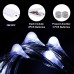 Toodour Battery Fairy Lights 8 Packs 30 LED 10ft Battery Operated String Lights, DIY Silver Wire LED String Lights for Wedding, Bedroom, Home, Party, Table, Christmas Decor (White)